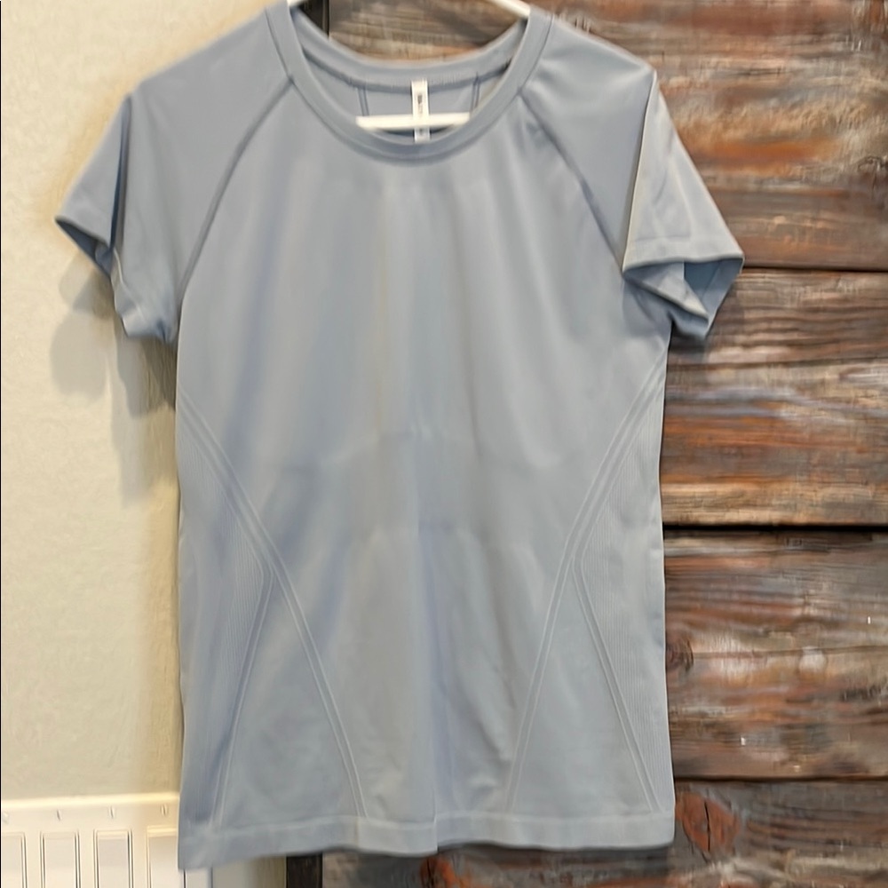 Light Blue Women's Athletic Top